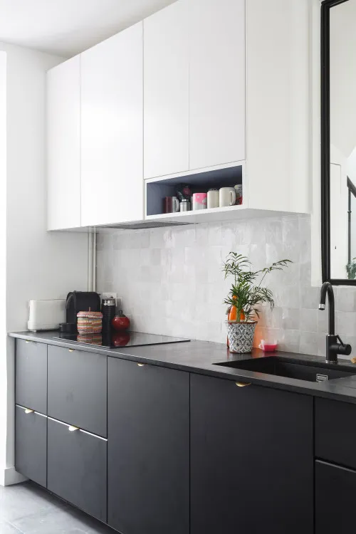 Black and Neutral Kitchen Ideas