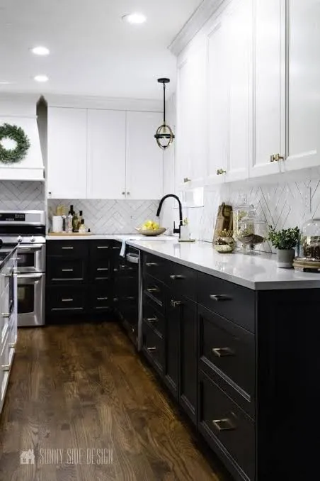 Black and Neutral Kitchen Ideas