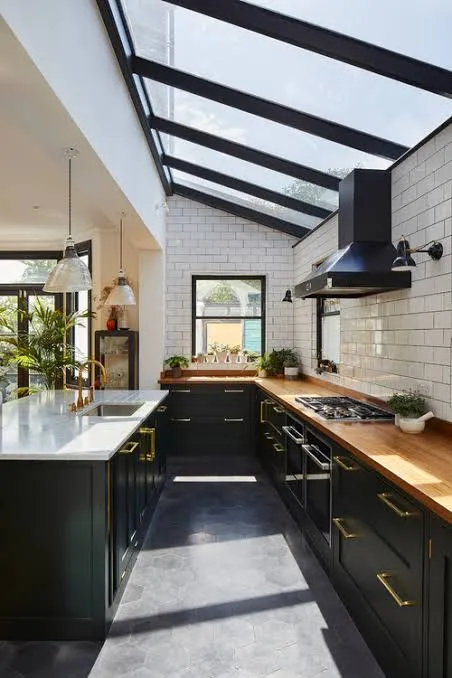 Black and Neutral Kitchen Ideas