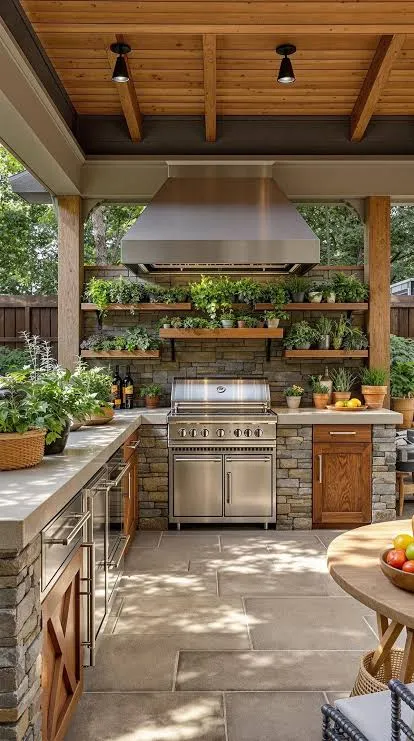 Backyard Outdoor Kitchen