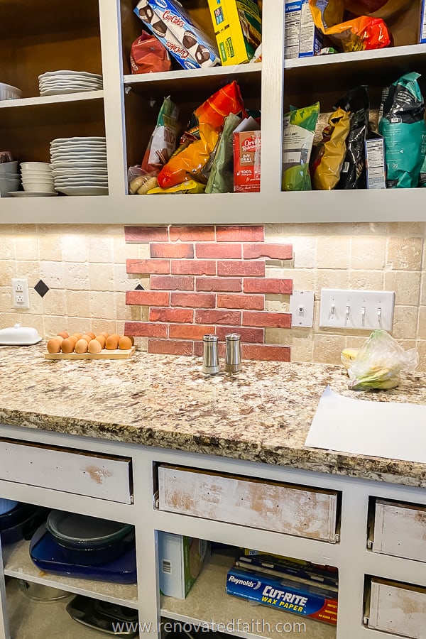 How to Install a Brick Backsplash Kitchen