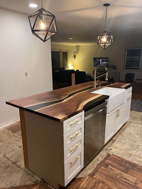 Walnut Countertop Kitchen Inspiration