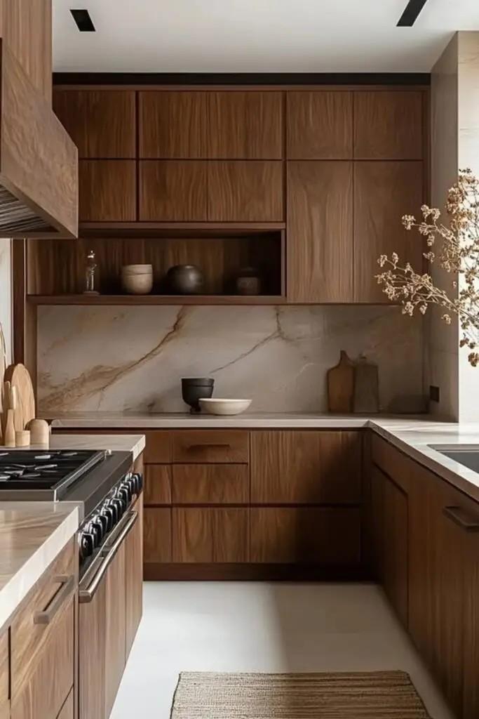 Walnut Kitchen Cabinets
