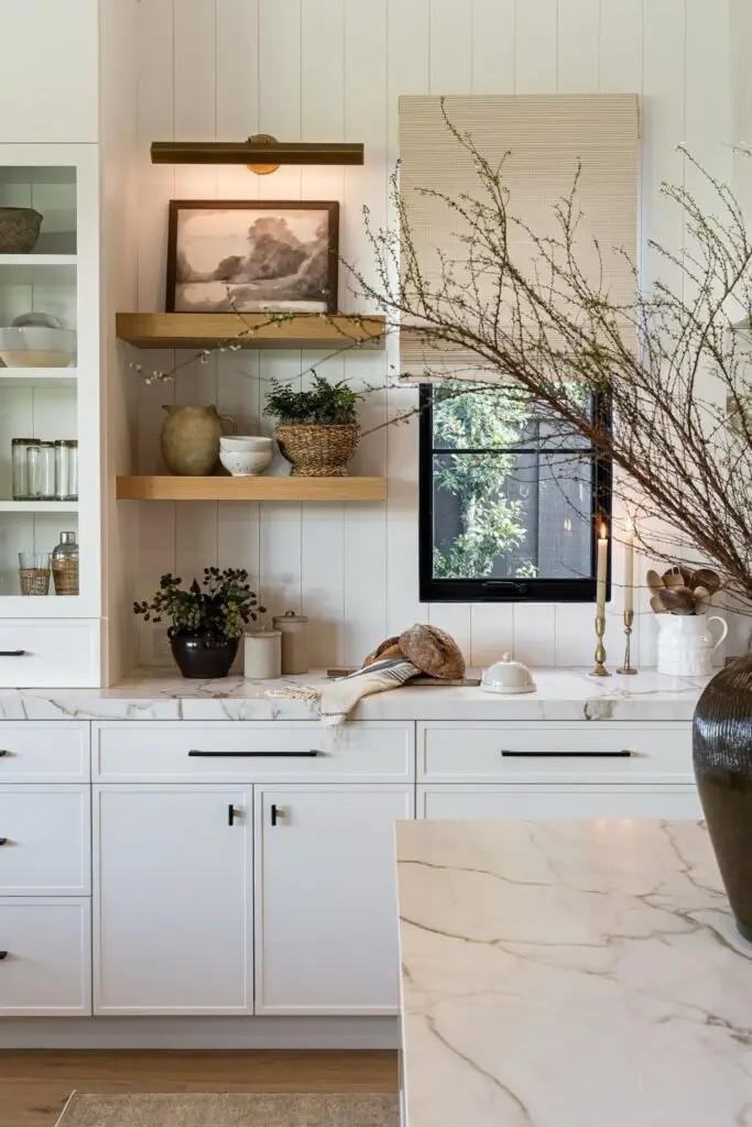 Kitchen Open Shelf Styling