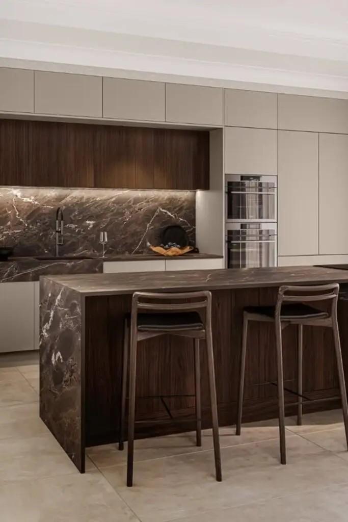 Brown Cabinet Kitchen Ideas