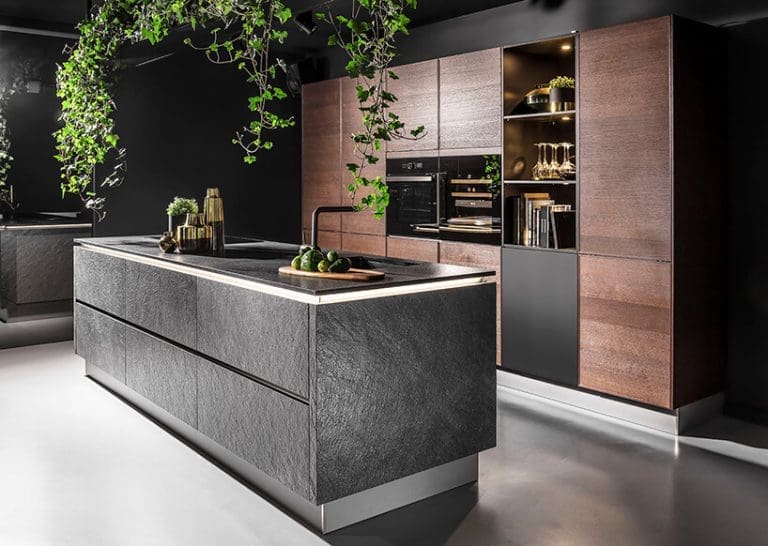 Modern Black Kitchen