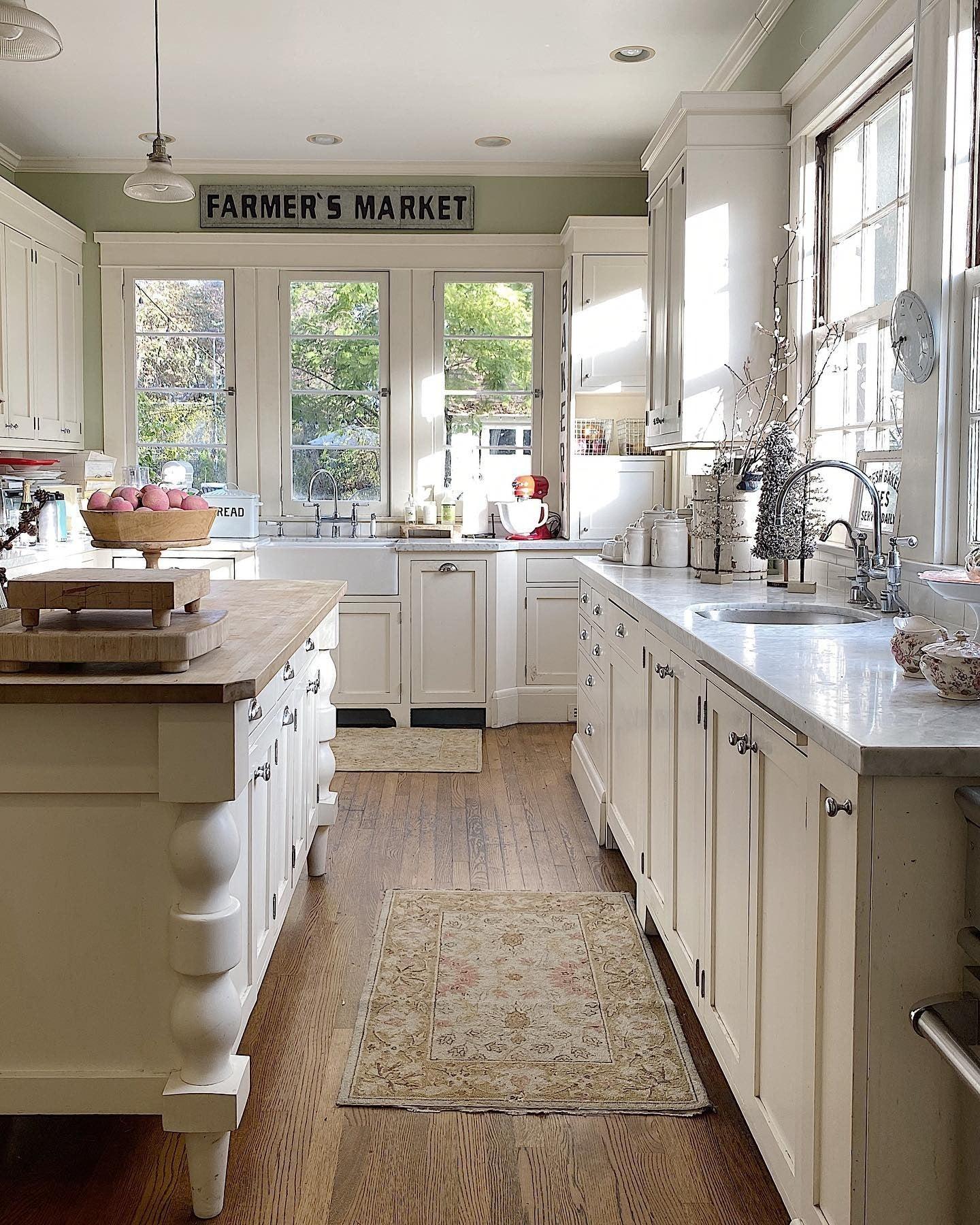 Bright White Kitchen