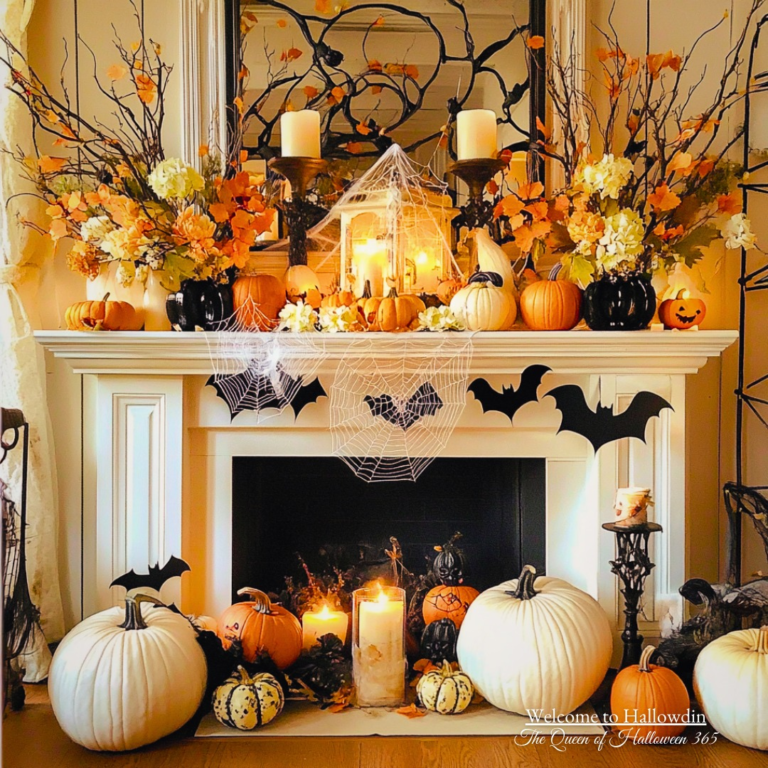 Halloween Mantel Decor Ideas